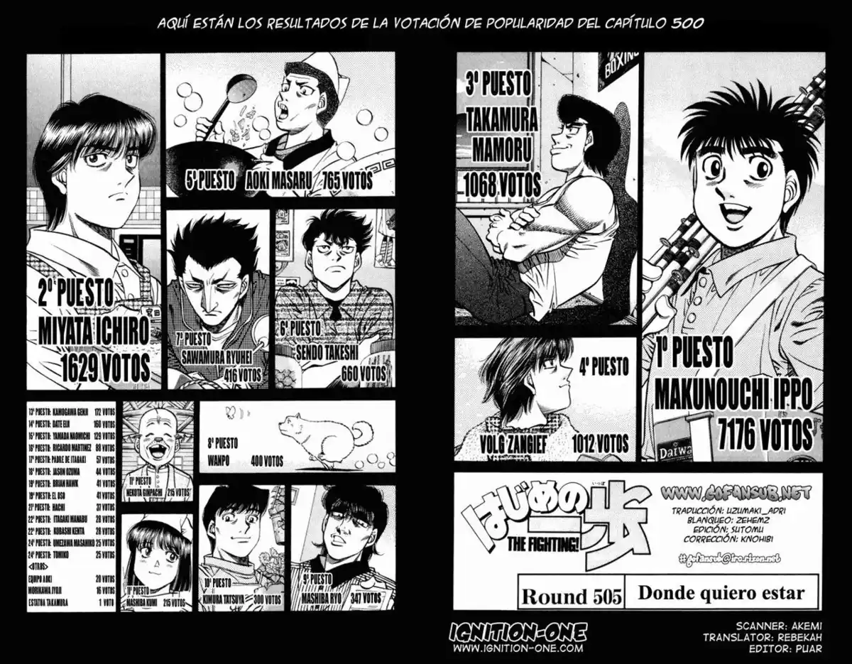 Hajime no Ippo Capitulo 505 página 2