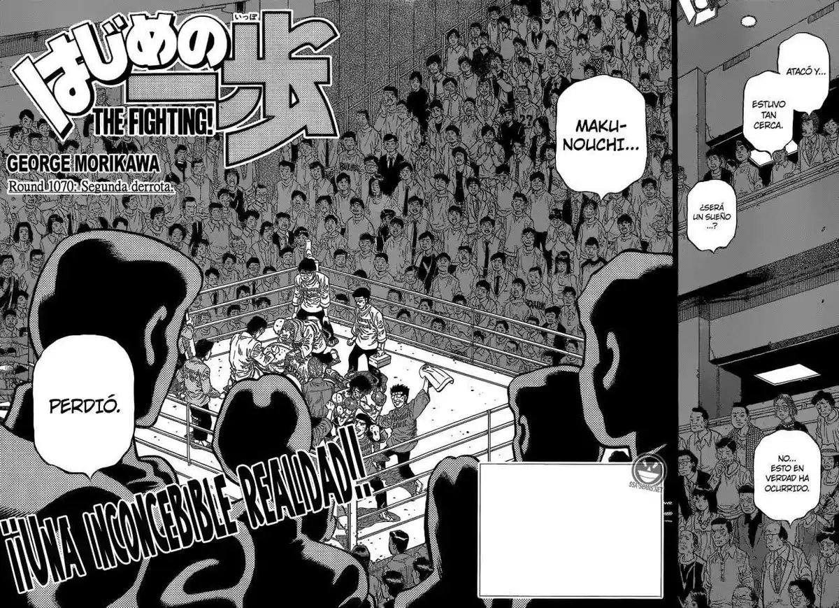 Hajime no Ippo Capitulo 1070 página 3