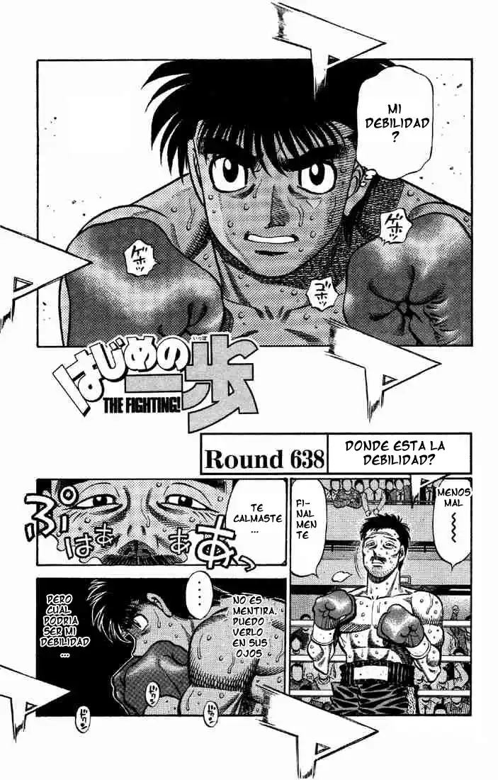 Hajime no Ippo Capitulo 638: ¿Donde está la debilidad? página 3