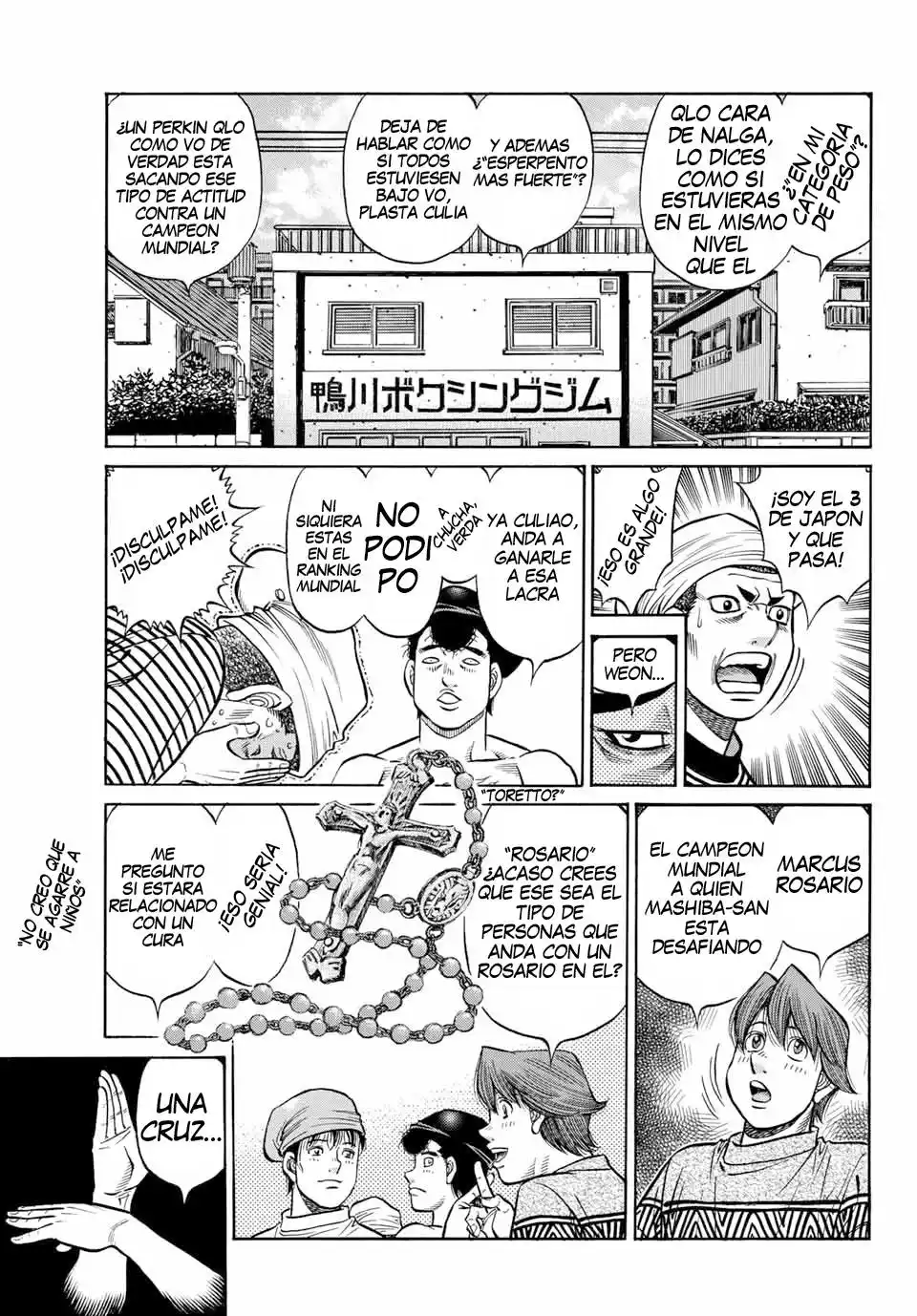 Hajime no Ippo Capitulo 1418: Marcus Rosario página 3