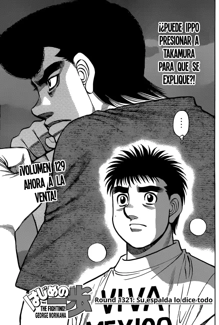 Hajime no Ippo Capitulo 1321: Su espalda lo dice todo página 3