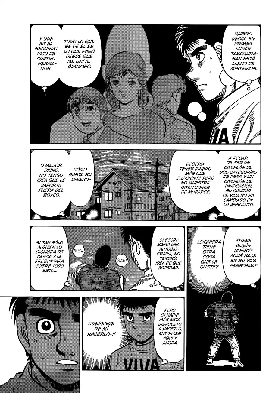 Hajime no Ippo Capitulo 1321: Su espalda lo dice todo página 5