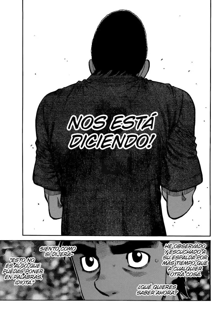 Hajime no Ippo Capitulo 1321: Su espalda lo dice todo página 7