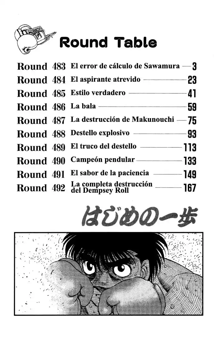 Hajime no Ippo Capitulo 483 página 3