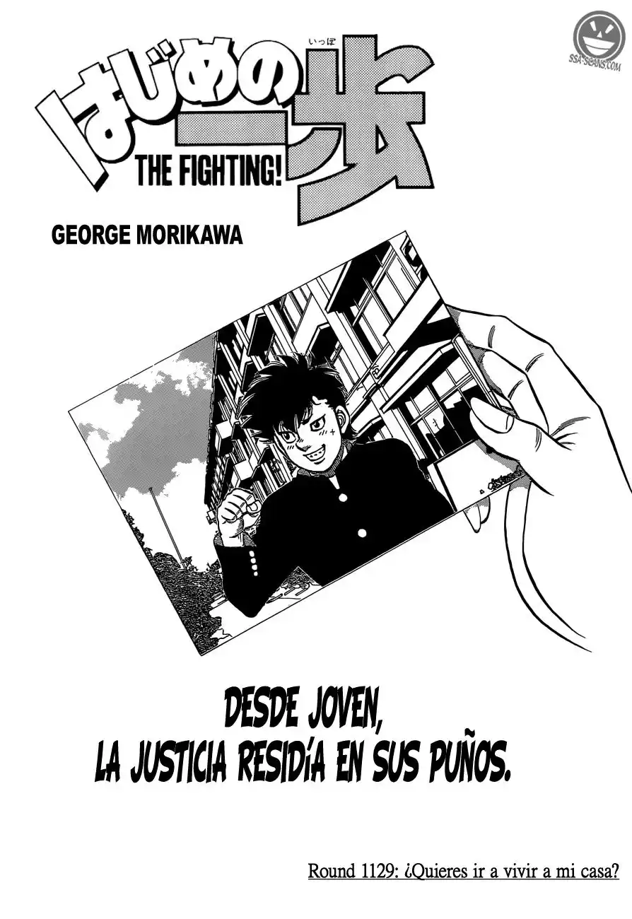 Hajime no Ippo Capitulo 1129: ¿Quieres ir a vivir a mi casa? página 2