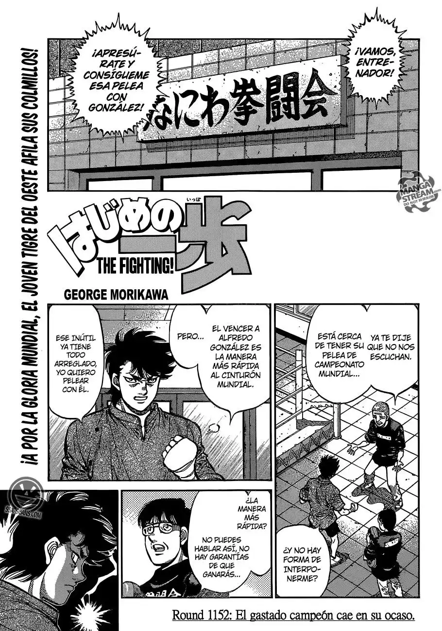 Hajime no Ippo Capitulo 1152: El gastado campeón cae en su ocaso página 2