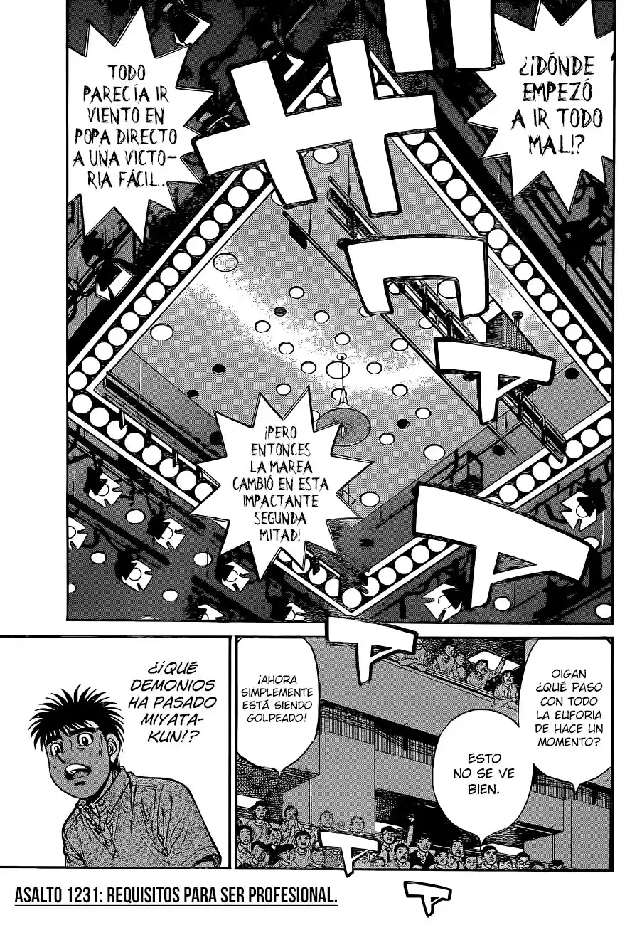 Hajime no Ippo Capitulo 1231 página 3