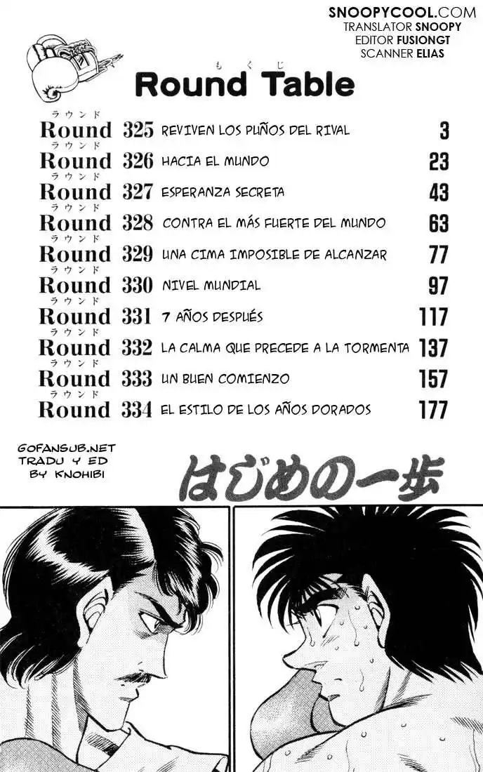 Hajime no Ippo Capitulo 325 página 3