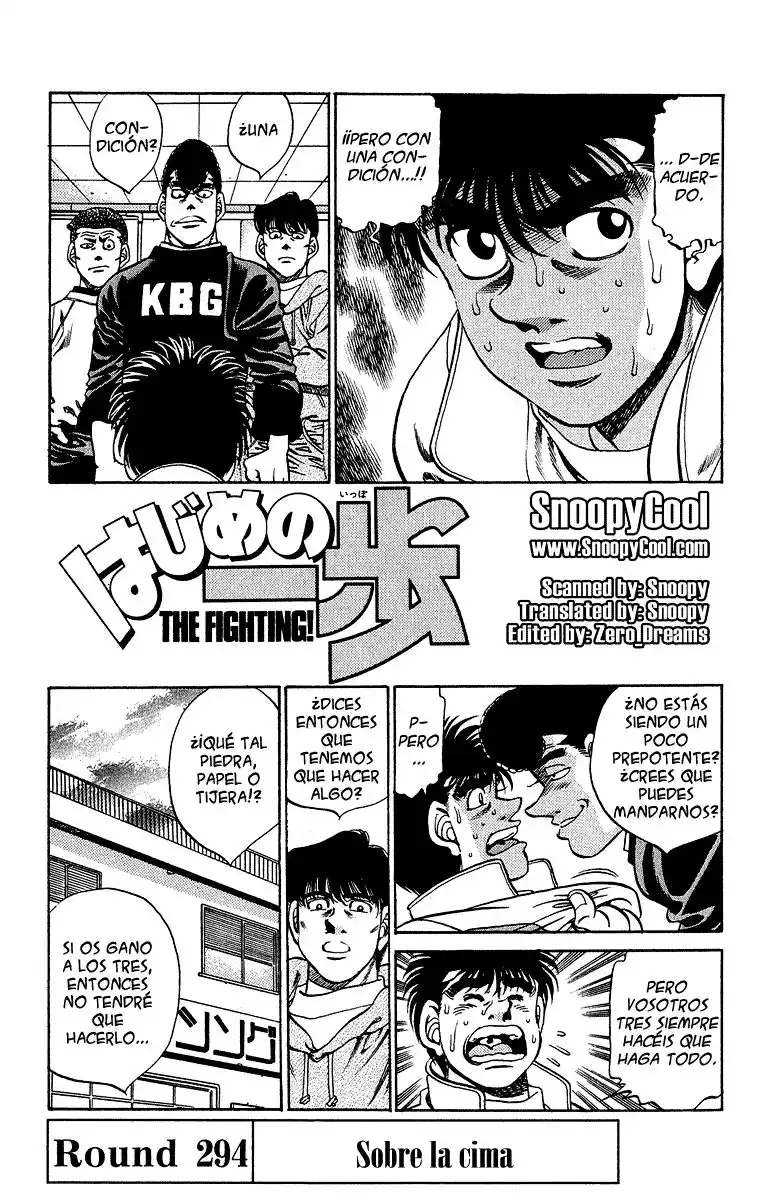 Hajime no Ippo Capitulo 294 página 1