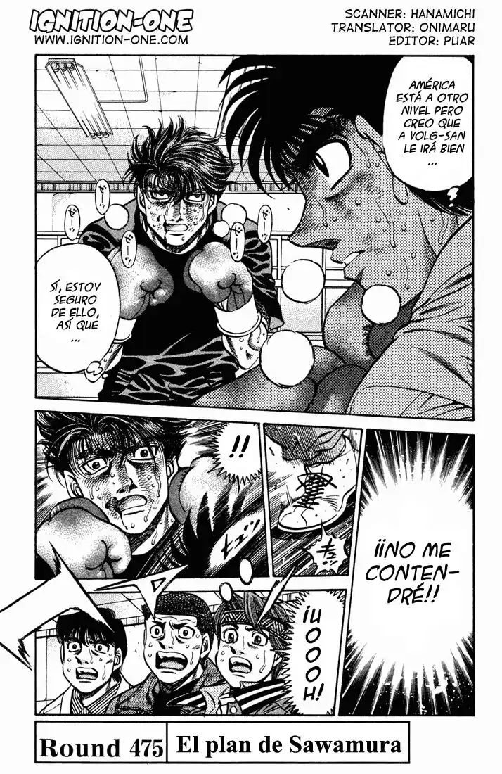 Hajime no Ippo Capitulo 475 página 1