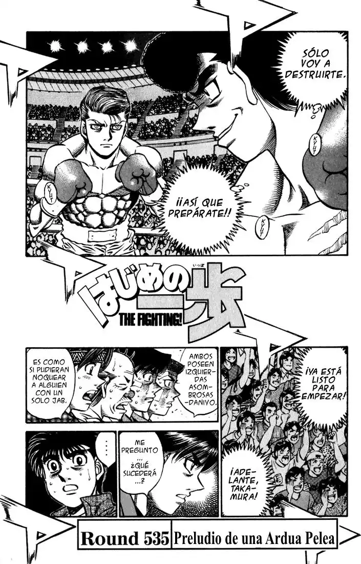 Hajime no Ippo Capitulo 535 página 1