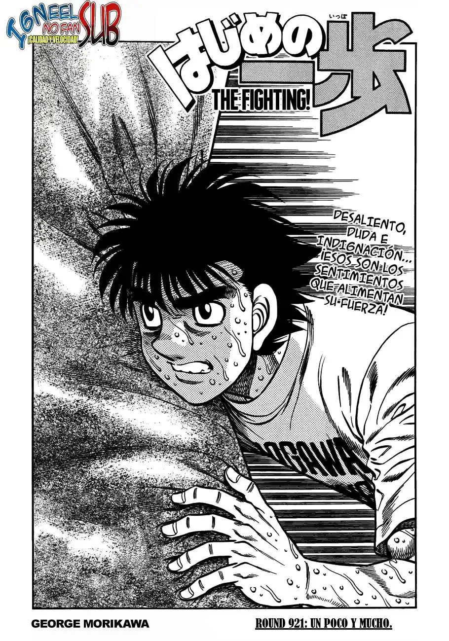 Hajime no Ippo Capitulo 921 página 1