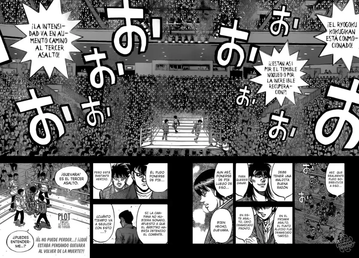 Hajime no Ippo Capitulo 1190: Viento rugiente página 12