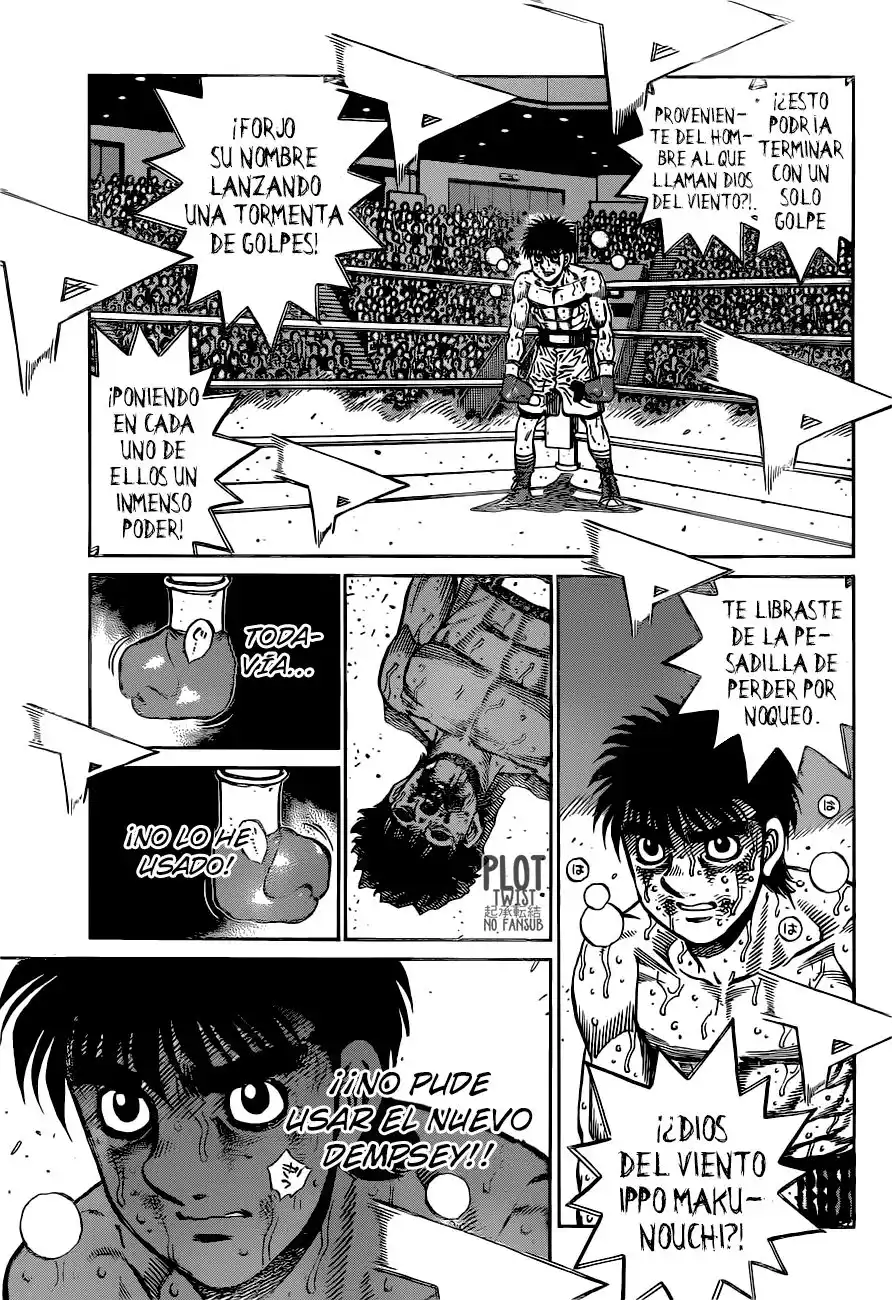 Hajime no Ippo Capitulo 1190: Viento rugiente página 9