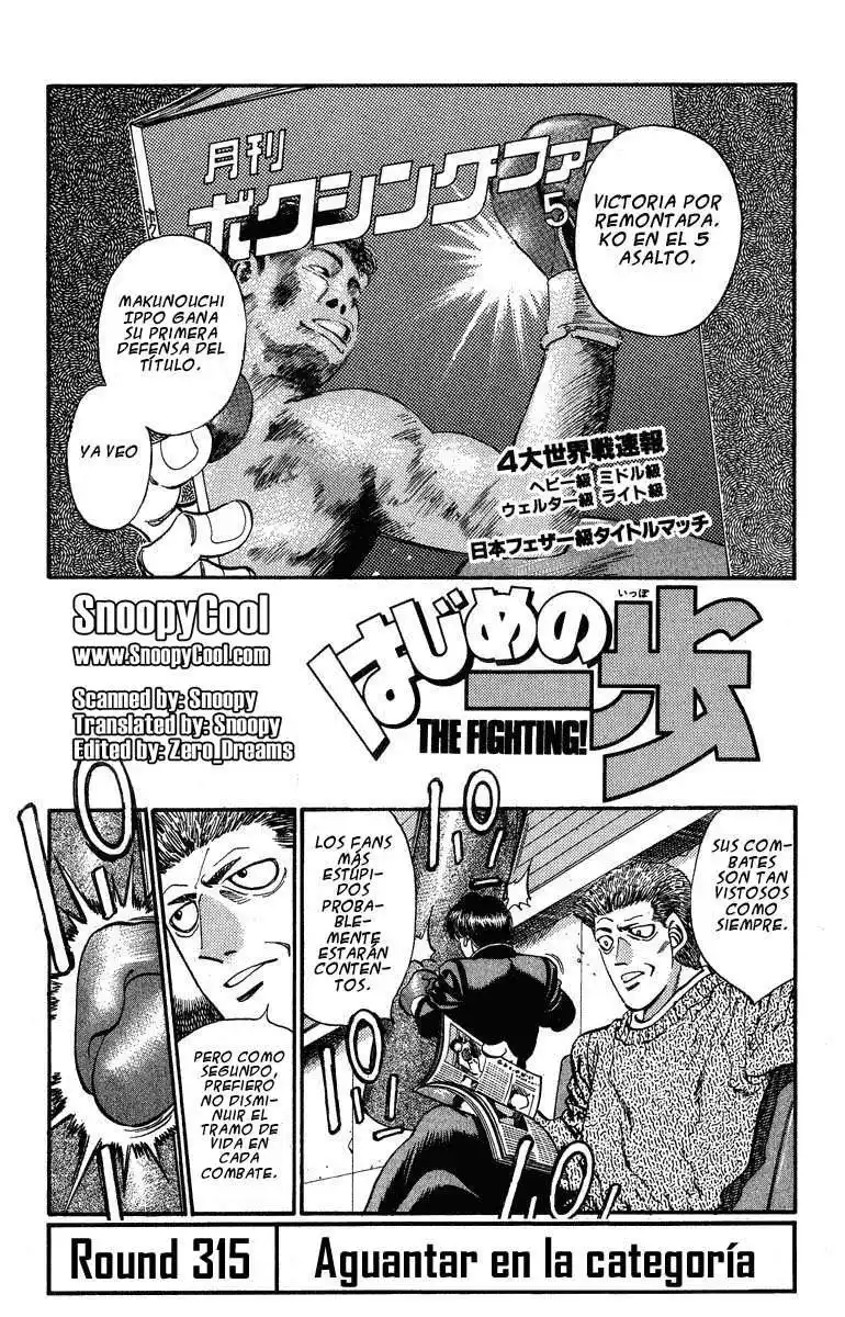 Hajime no Ippo Capitulo 315 página 2