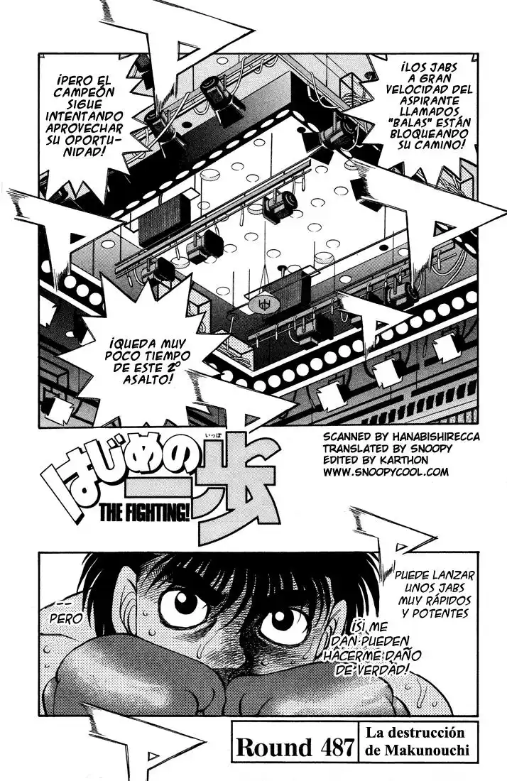 Hajime no Ippo Capitulo 487 página 1