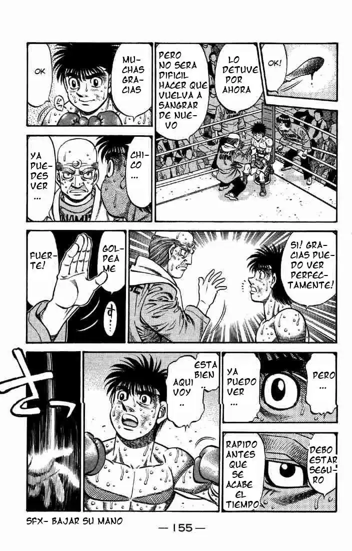 Hajime no Ippo Capitulo 647: Atrapado página 5