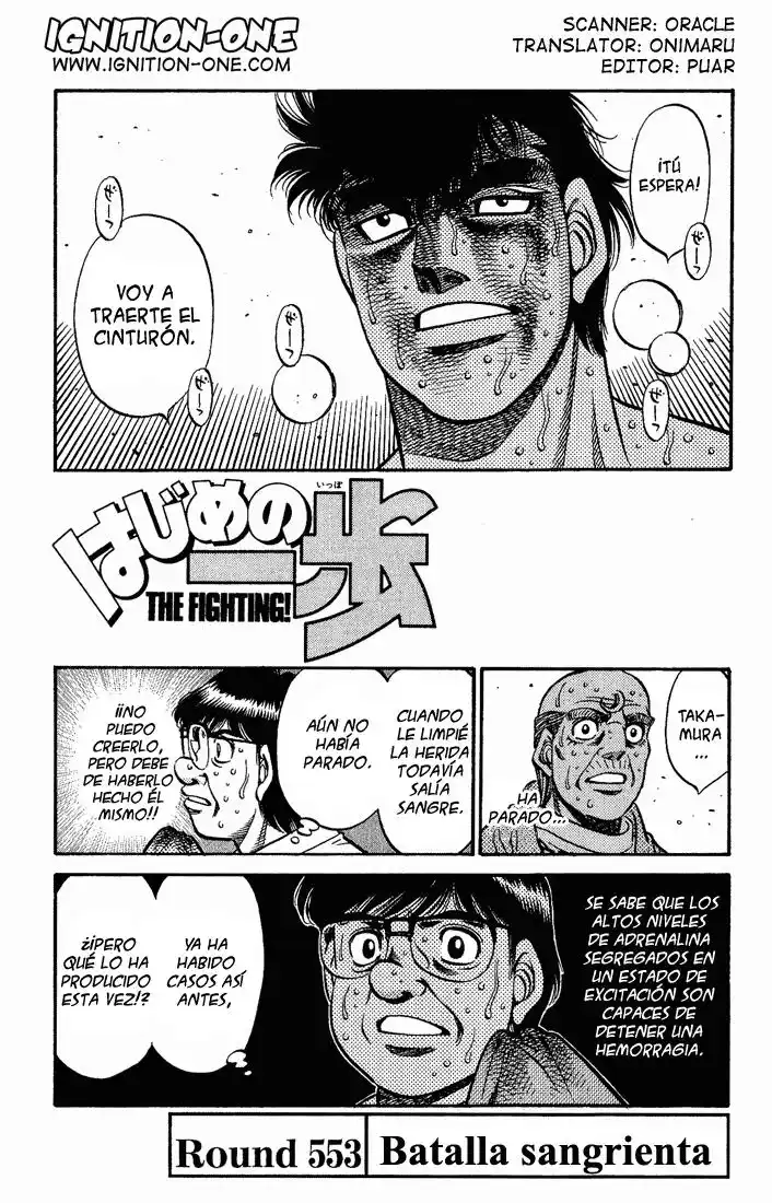 Hajime no Ippo Capitulo 553 página 1