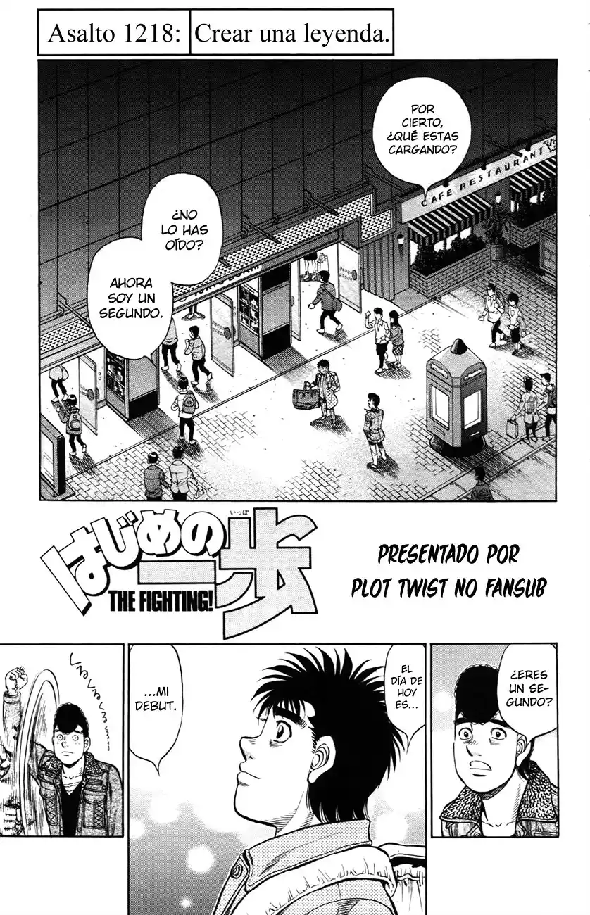 Hajime no Ippo Capitulo 1218: 1218 página 3