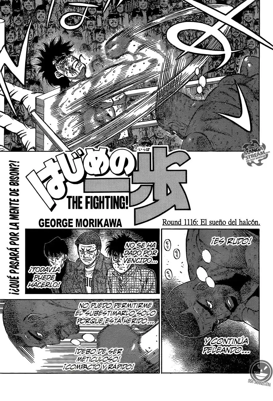 Hajime no Ippo Capitulo 1116: El sueño del halcón página 2