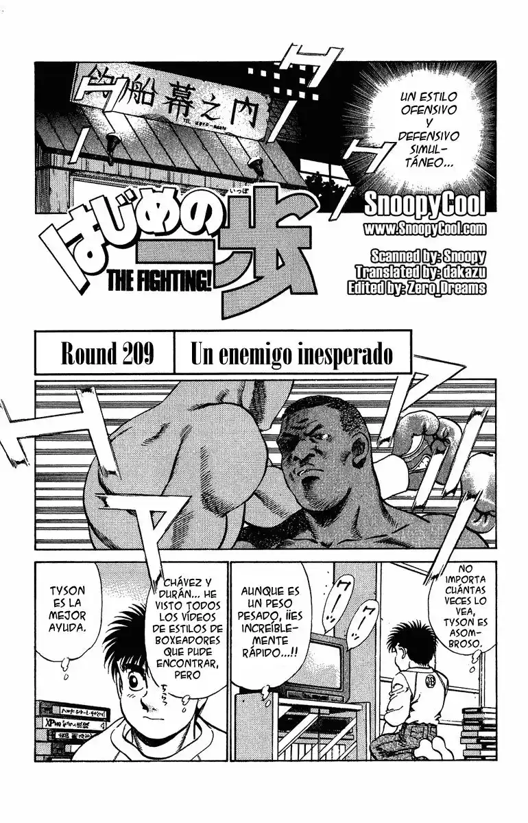 Hajime no Ippo Capitulo 209 página 1