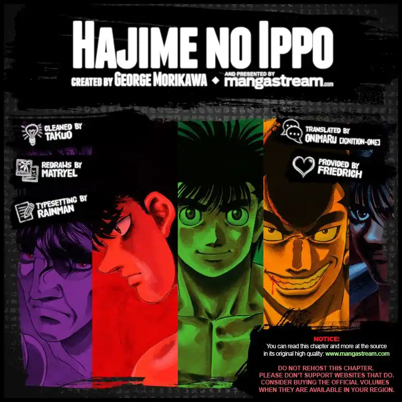 Hajime no Ippo Capitulo 1164: El regreso página 3