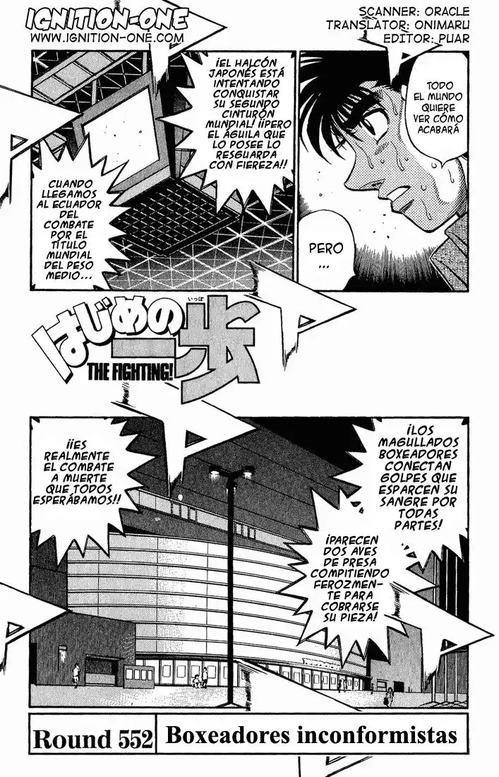 Hajime no Ippo Capitulo 552 página 1