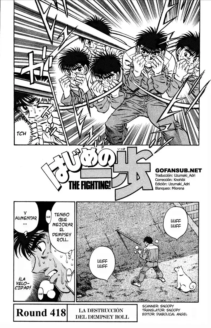 Hajime no Ippo Capitulo 418 página 1