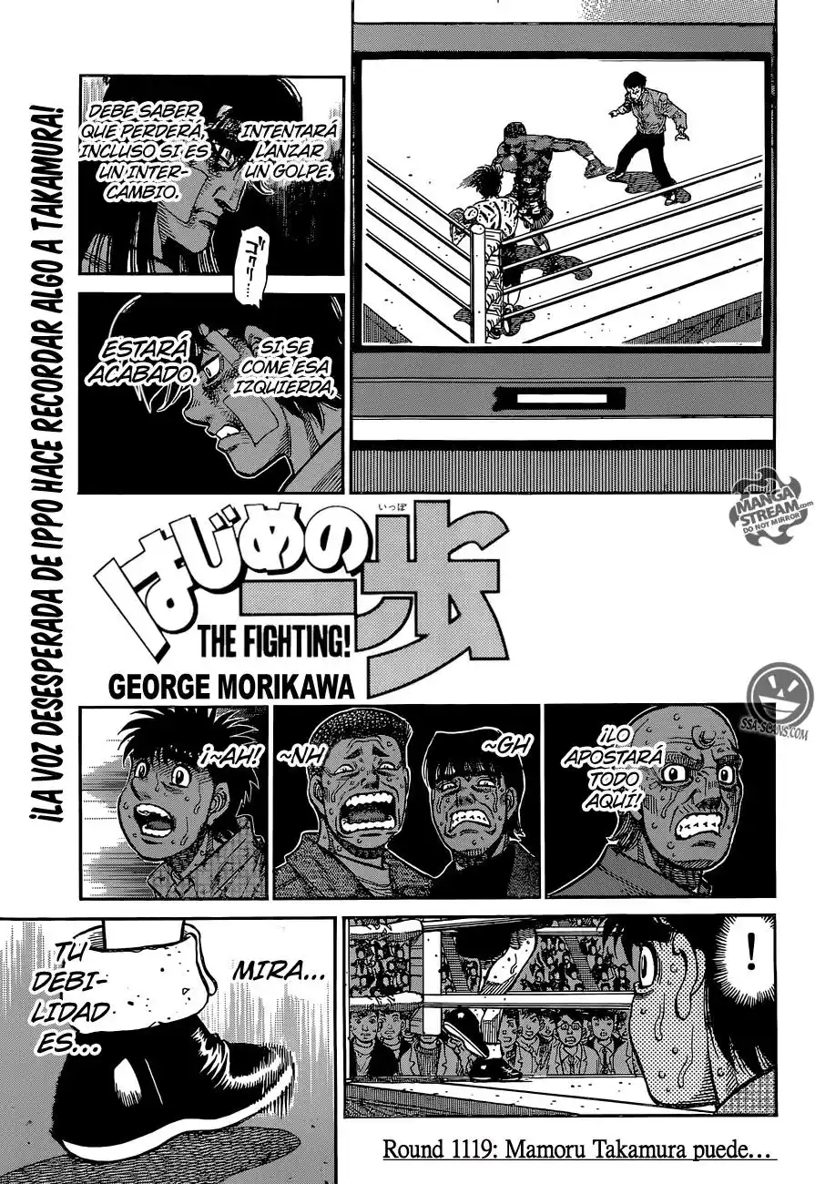 Hajime no Ippo Capitulo 1119: Mamoru Takamura puede... página 2