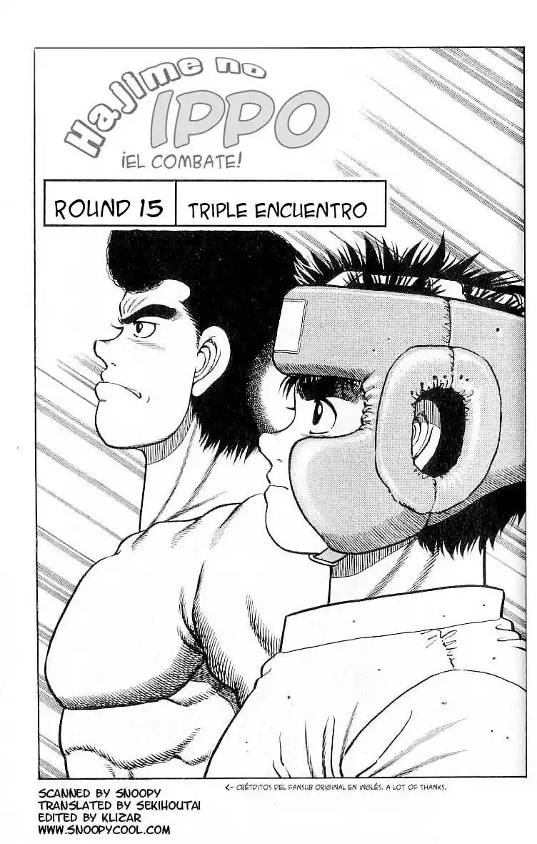 Hajime no Ippo Capitulo 15: Triple encuentro página 2