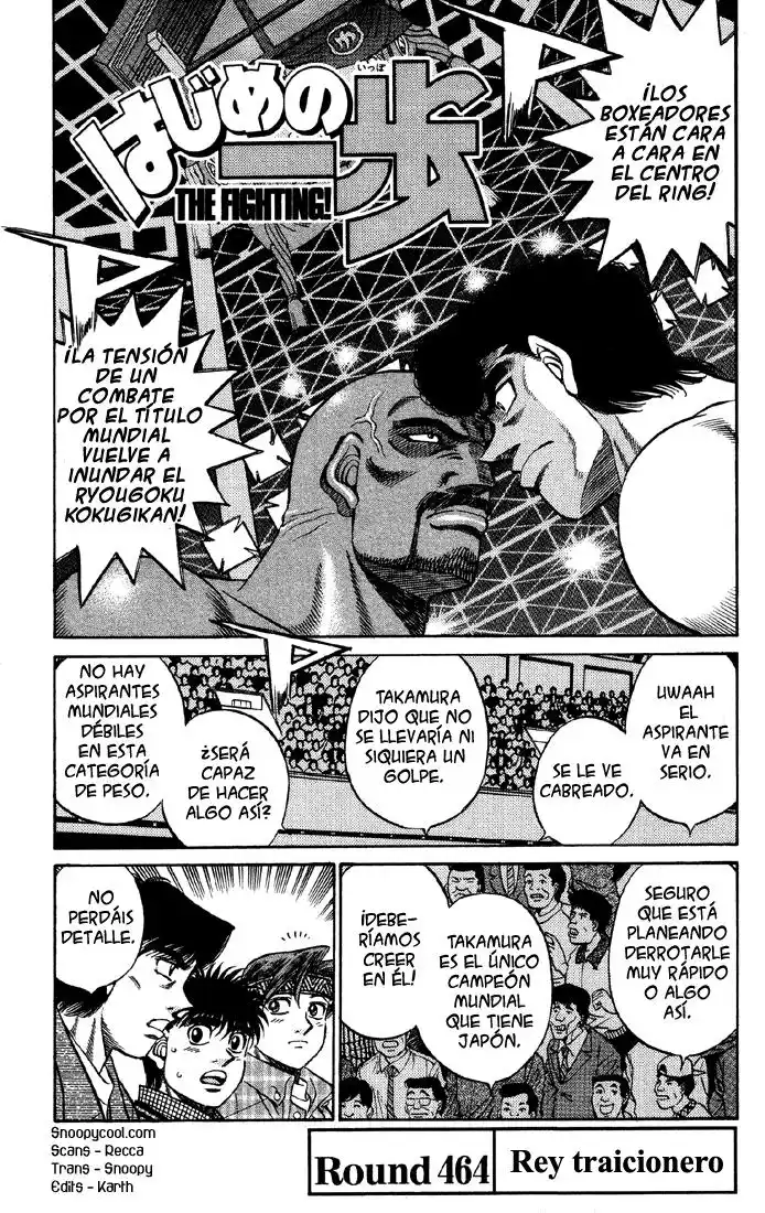 Hajime no Ippo Capitulo 464 página 1