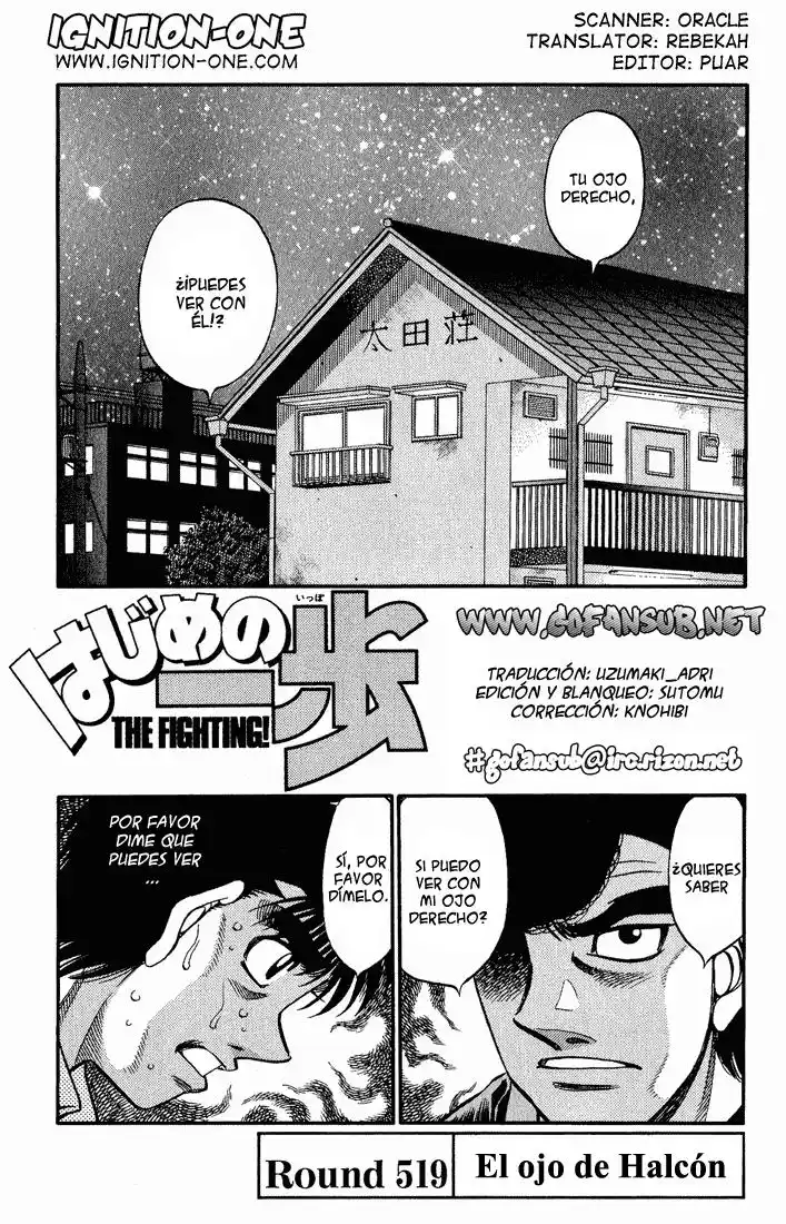 Hajime no Ippo Capitulo 519 página 1