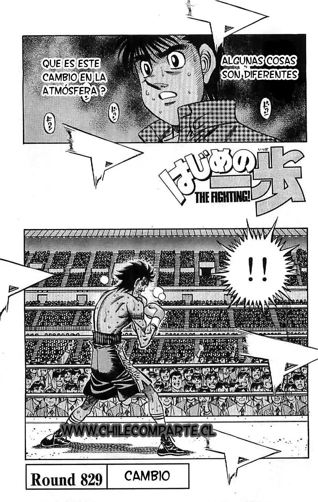 Hajime no Ippo Capitulo 829 página 1