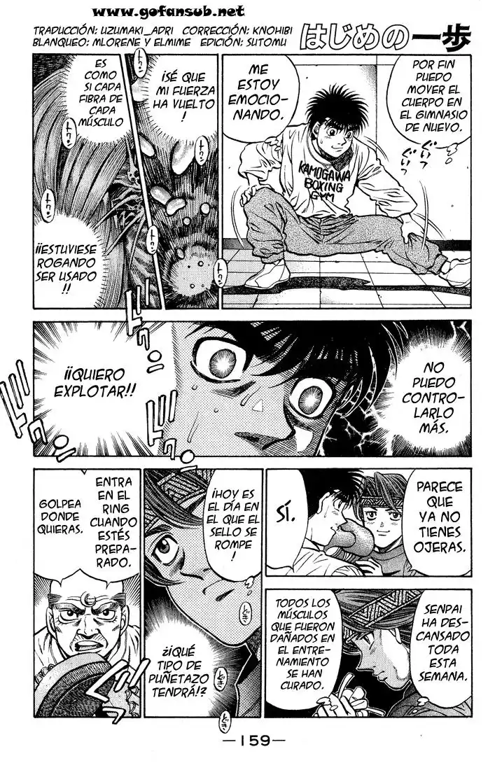 Hajime no Ippo Capitulo 424 página 1