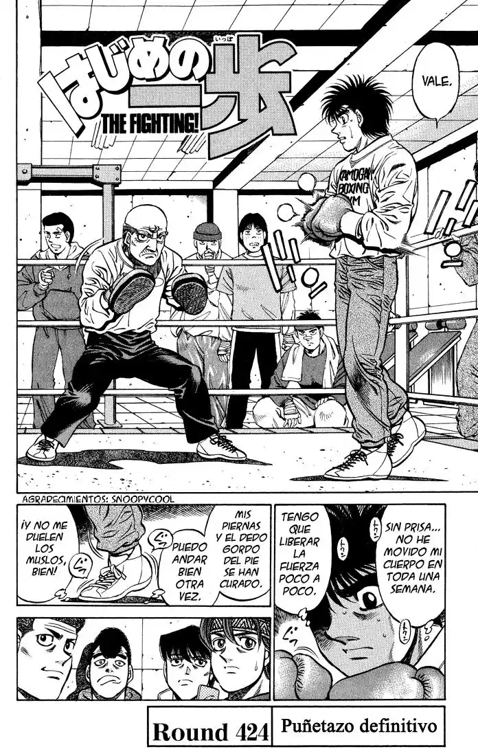 Hajime no Ippo Capitulo 424 página 2