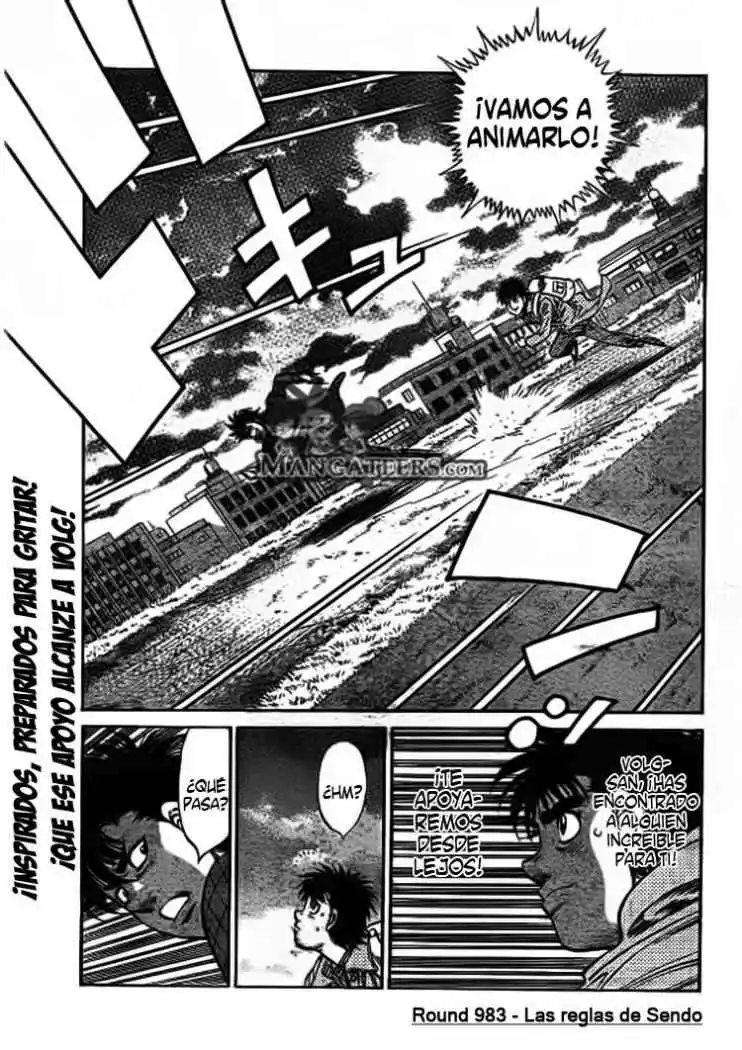 Hajime no Ippo Capitulo 983 página 1