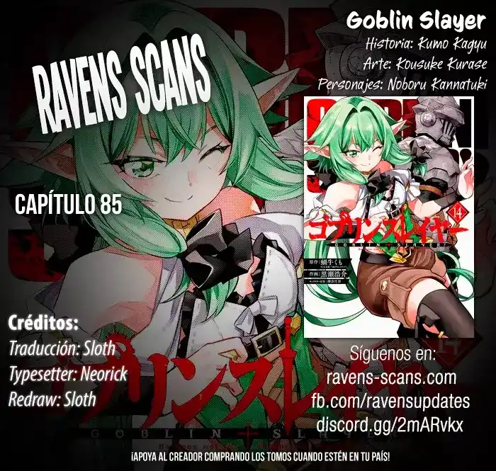 Goblin Slayer Capitulo 85 página 1