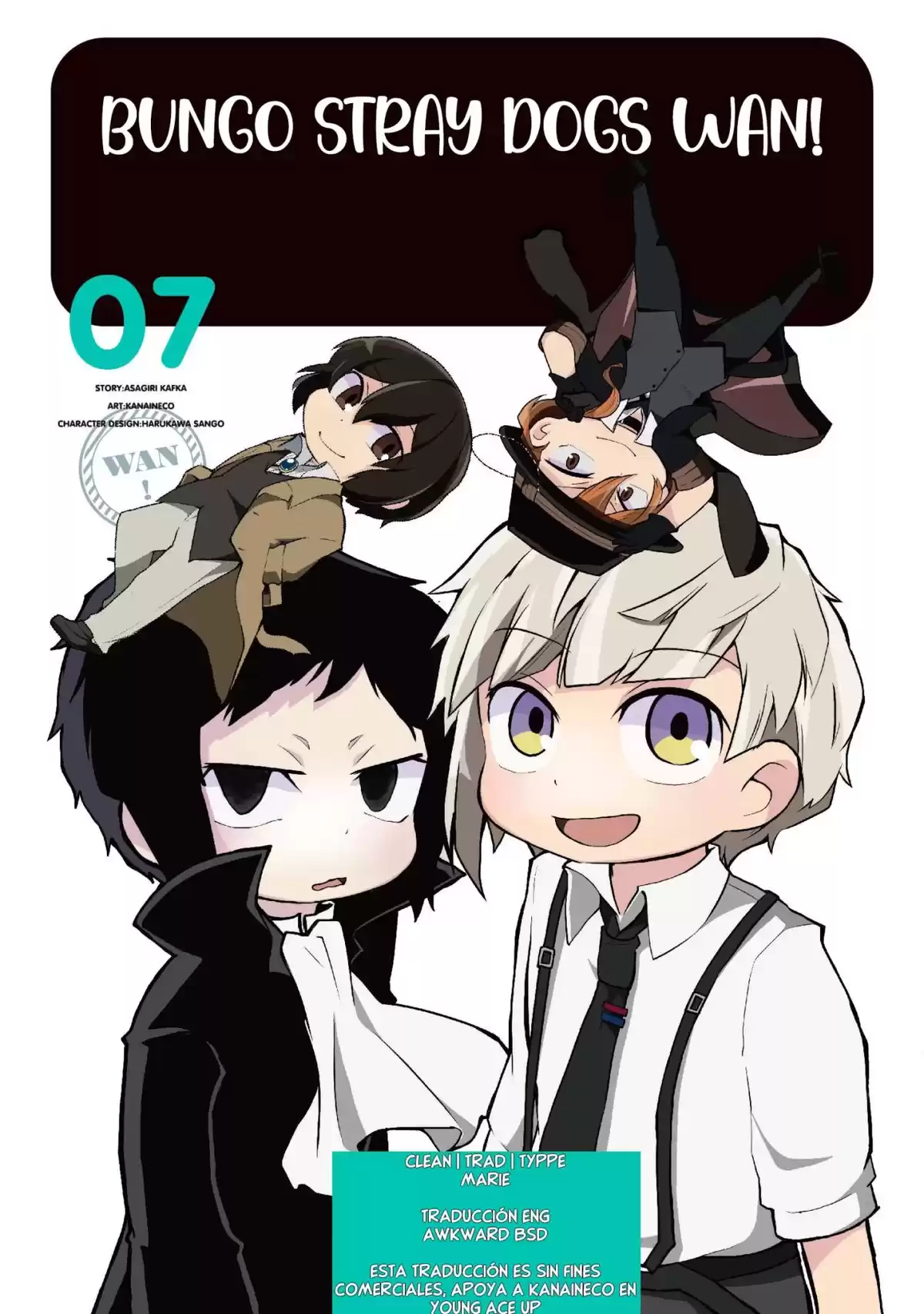 Bungo Stray Dogs Wan! Capitulo 110: Dos personas difíciles página 1