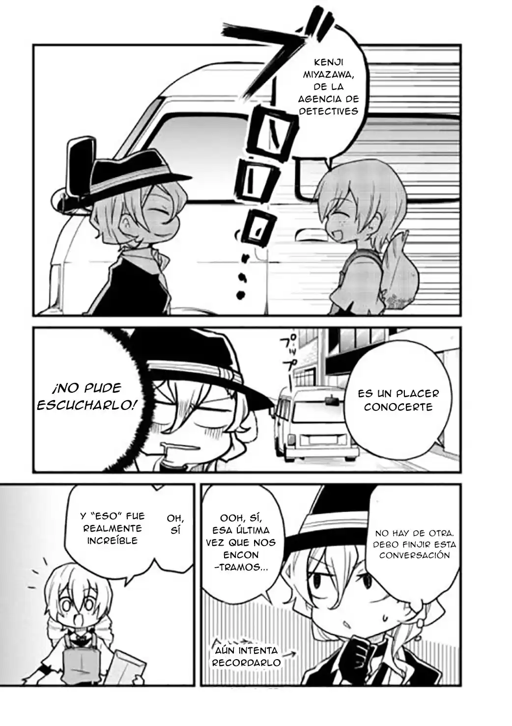 Bungo Stray Dogs Wan! Capitulo 72: ¡Él respeta a Chuuya! página 4