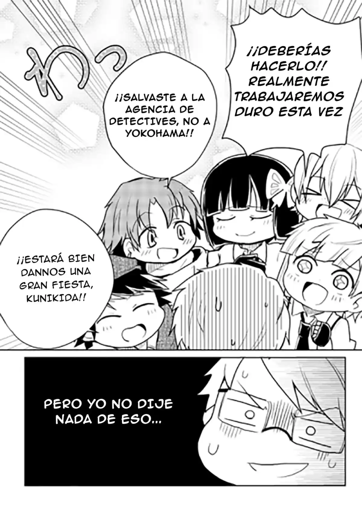 Bungo Stray Dogs Wan! Capitulo 82: Menú de fiesta página 8