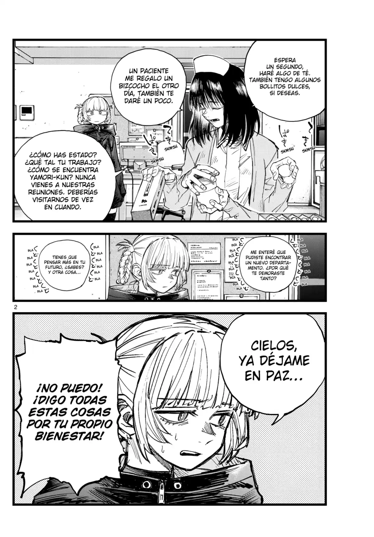 Yofukashi no Uta Capitulo 178: Lárgate página 3