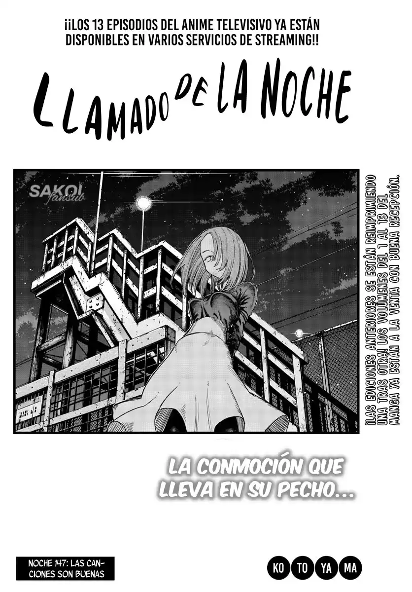 Yofukashi no Uta Capitulo 147: Una buena banda sonora página 6