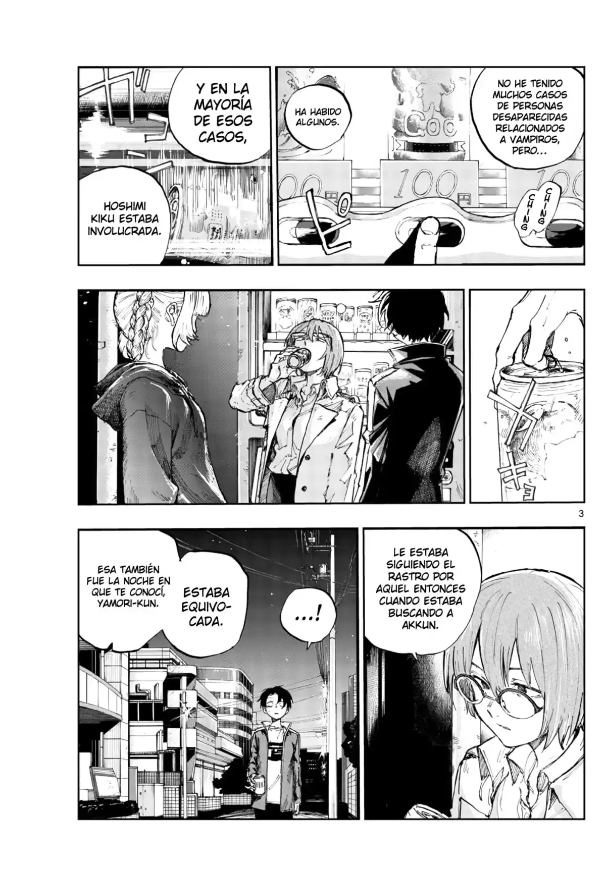 Yofukashi no Uta Capitulo 101: Ella me aterra página 4