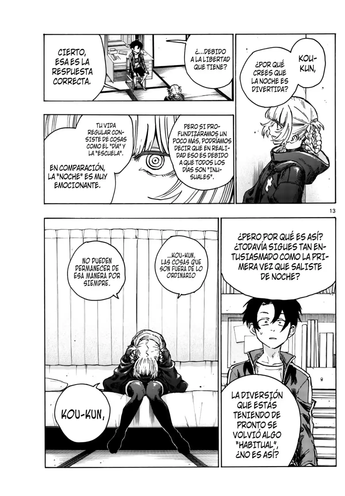 Yofukashi no Uta Capitulo 42: Mis padres no están en casa hoy página 15