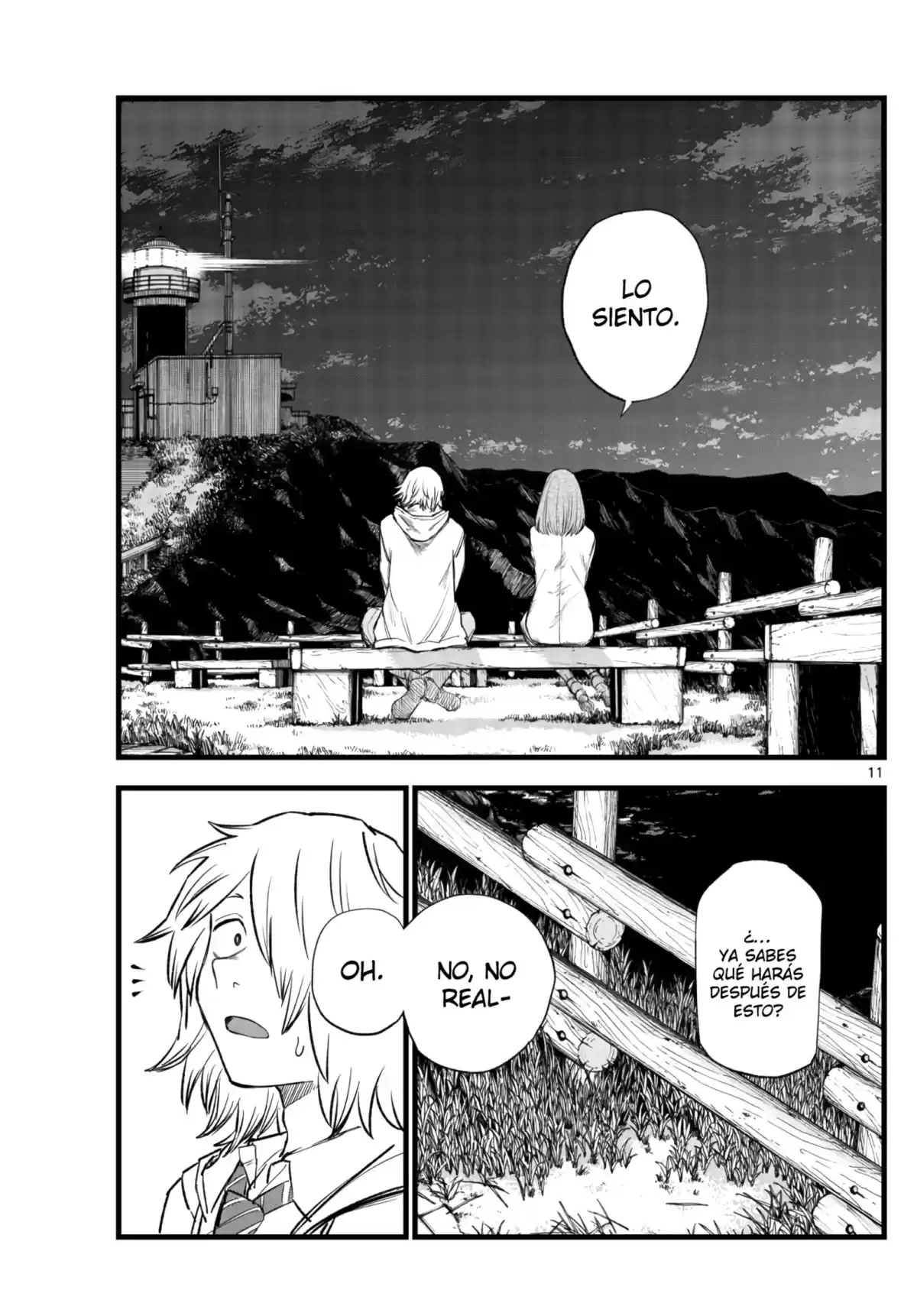 Yofukashi no Uta Capitulo 163: La luz del amanecer página 12