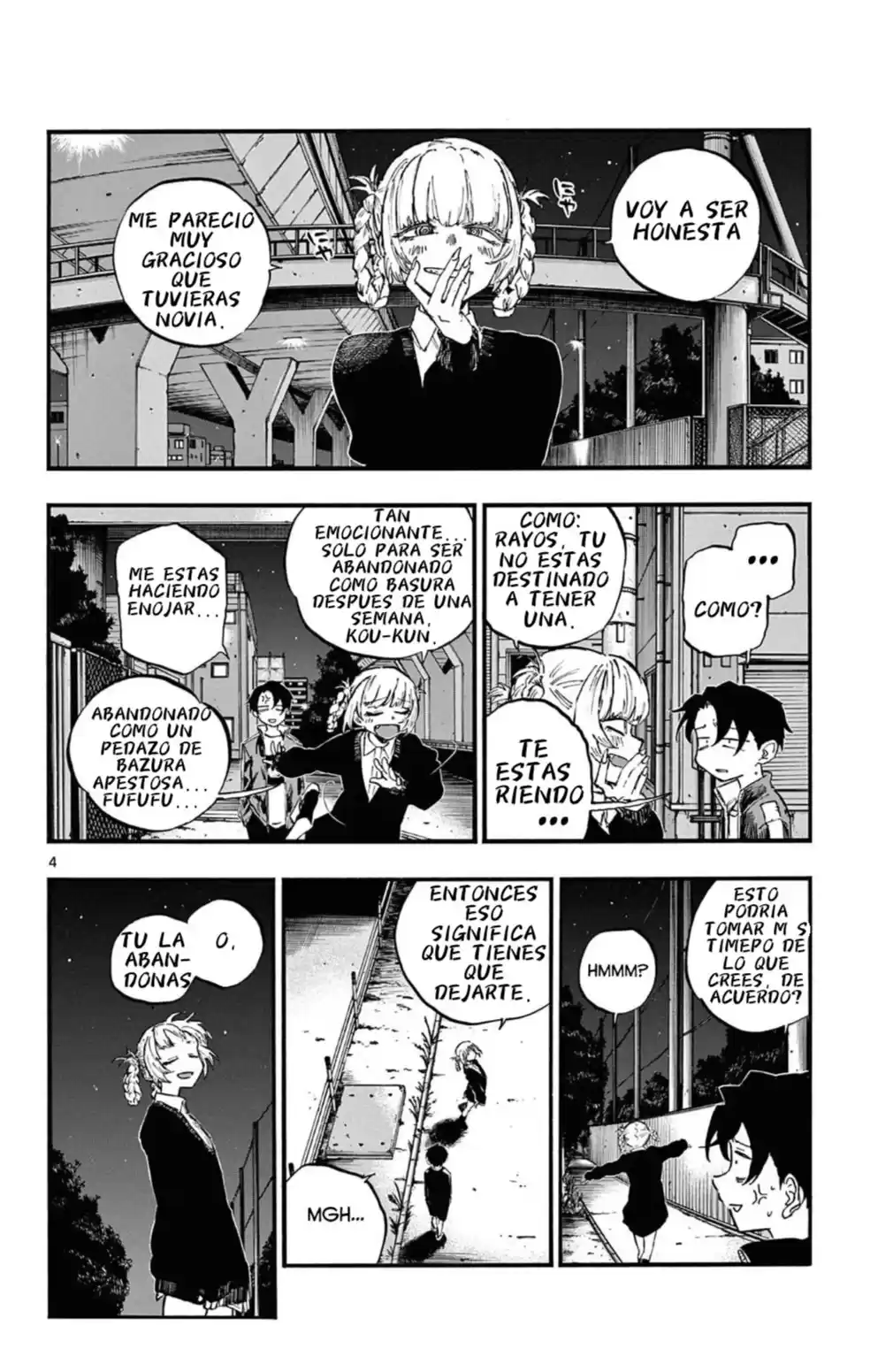 Yofukashi no Uta Capitulo 73: Una pequeña comedia romántica de preparatoria página 4