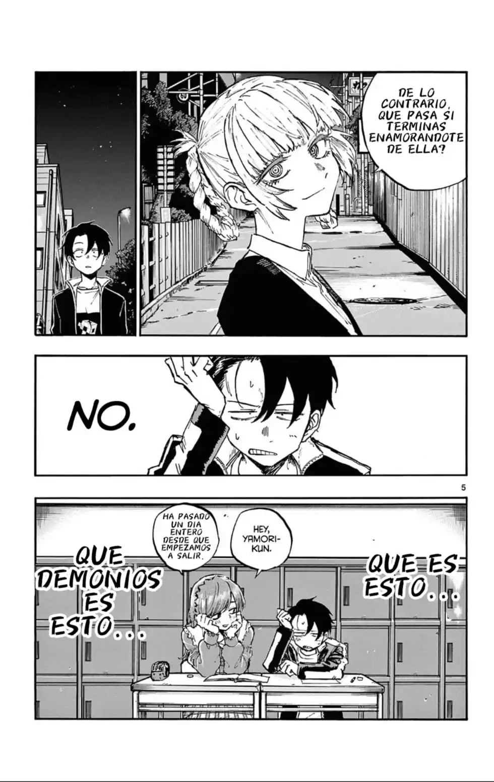 Yofukashi no Uta Capitulo 73: Una pequeña comedia romántica de preparatoria página 5