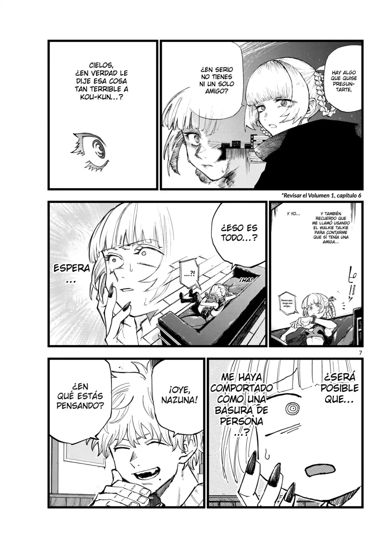 Yofukashi no Uta Capitulo 179: Cuida bien de tus amigos página 8