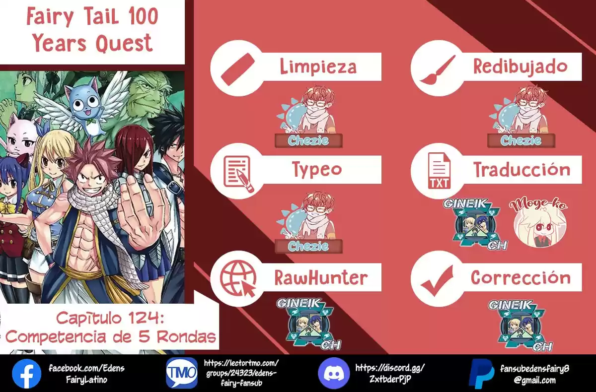 Fairy Tail: 100 Years Quest Capitulo 124: Competencia de 5 rondas página 1