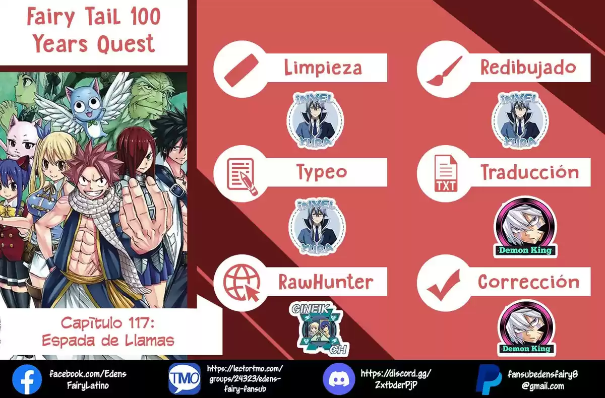 Fairy Tail: 100 Years Quest Capitulo 117: Espada de Llamas página 1